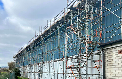 Industrial scaffolding